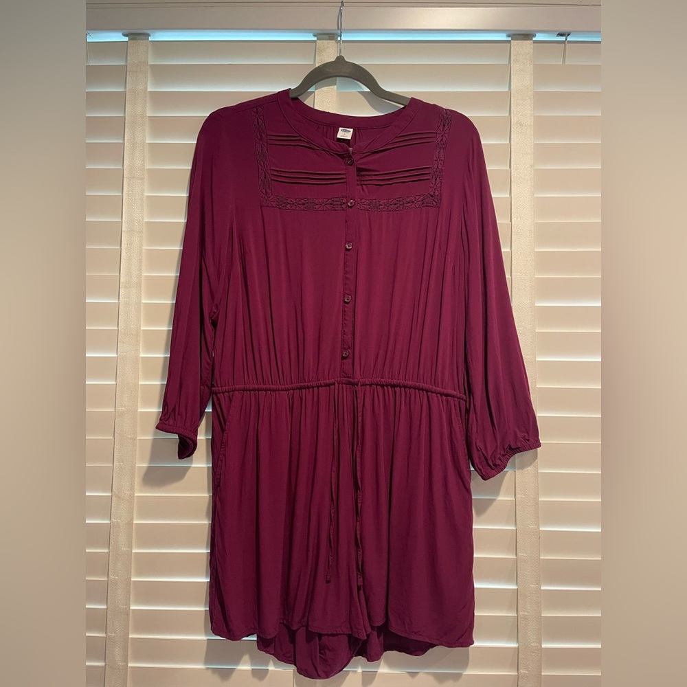 Old Navy Purple Romper, Size L.